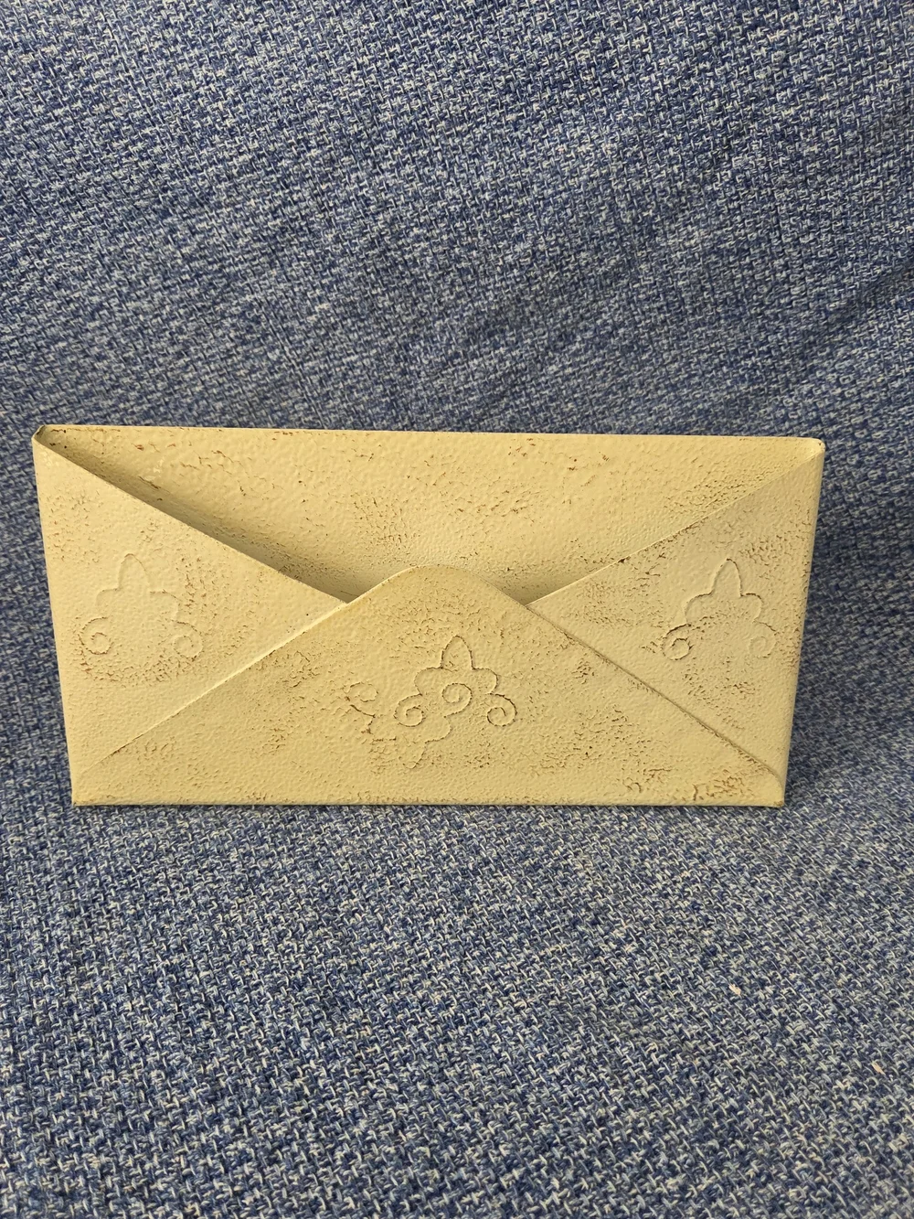 Pier 1 Imports Embossed Metal Letter Holder